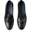 imagePaul Fredrick Mens Lennon Kiltie Tassel Loafer Black 105M