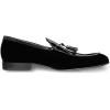 imagePaul Fredrick Mens Vincent Tassel Loafer Size 14 Medium Black