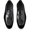 imagePaul Fredrick Mens Vincent Tassel Loafer Size 14 Medium Black