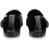 imagePaul Fredrick Mens Vincent Tassel Loafer Size 14 Medium Black