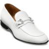imagePaul Fredrick Mens Francis Bit Loafer White 11M