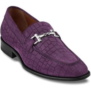 imagePaul Fredrick Mens Carson BitLoafer Size 14 Medium Purple