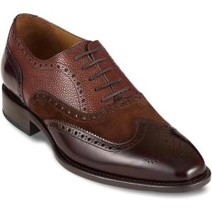 imagePaul Fredrick Mens Dillon Oxford Shoe Size 85 Medium Brown Multi