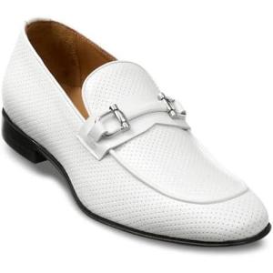 imagePaul Fredrick Mens Francis Bit Loafer White 115M