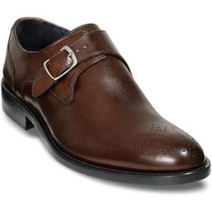 imagePaul Fredrick Mens Henry Monk Strap Dark Brown 105M
