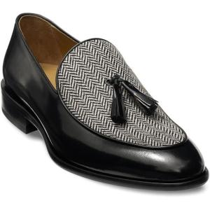 imagePaul Fredrick Mens SylvesterTassel Loafer Size 12 Medium Black