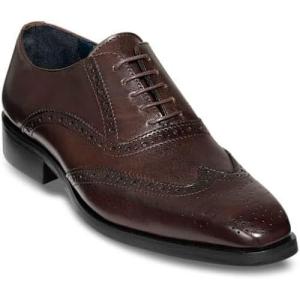 imagePaul Fredrick Mens Watson Oxford Dark Brown 9M