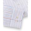 imagePaul Fredrick Mens Classic Fit NonIron Cotton Stripe Dress ShirtBlueRed