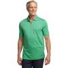 imagePaul Fredrick Mens Lyocell Blend Quarter Zip PoloGreen