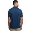 imagePaul Fredrick Mens Lyocell Blend Quarter Zip PoloNavy