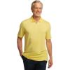 imagePaul Fredrick Mens Lyocell Blend Quarter Zip PoloYellow