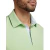 imagePaul Fredrick Mens Performance Blend Three Button PoloLight Green
