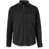 imagePaul Fredrick Mens Mercerized Cotton Button Front PoloBlack