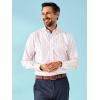 imagePaul Fredrick Mens Classic Fit Comfort Stretch NonIron Check Dress ShirtCoral