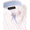 imagePaul Fredrick Mens Classic Fit Comfort Stretch NonIron Check Dress ShirtCoral