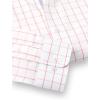imagePaul Fredrick Mens Classic Fit Comfort Stretch NonIron Check Dress ShirtCoral