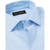 imagePaul Fredrick Mens Classic Fit Comfort Stretch NonIron Solid Dress ShirtBlue