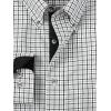 imagePaul Fredrick Mens Classic Fit NonIron Cotton Check Dress ShirtBlackGrey