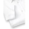 imagePaul Fredrick Mens Classic Fit NonIron Cotton Solid Short Sleeve Dress ShirtWhite