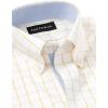 imagePaul Fredrick Mens Slim Fit Comfort Stretch NonIron Check Dress ShirtYellow
