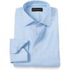 imagePaul Fredrick Mens Classic Fit Comfort Stretch NonIron Solid Dress ShirtBlue