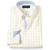 imagePaul Fredrick Mens Slim Fit Comfort Stretch NonIron Check Dress ShirtYellow