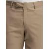 imagePaul Fredrick Mens Wool Gabardine Flat Front Pants Tan 50