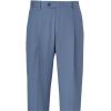 imagePaul Fredrick Mens Wool Gabardine Pleated PantsLight Grey