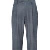 imagePaul Fredrick Mens Wool Sharkskin Pleated Pants Grey 37