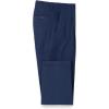 imagePaul Fredrick Mens Cotton Stretch Twill Pleated PantsBright Navy