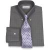 imagePaul Fredrick Mens Slim Fit NonIron Cotton Button Down Collar Dress ShirtBlack