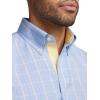 imagePaul Fredrick Mens Slim Fit Comfort Stretch NonIron Glen Plaid Dress Shirt