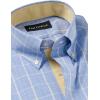 imagePaul Fredrick Mens Slim Fit Comfort Stretch NonIron Glen Plaid Dress Shirt