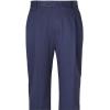 imagePaul Fredrick Mens NonIron Cotton Stretch Twill PantsBright Navy