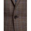 imagePaul Fredrick Mens Wool Blend Plaid Single Breasted Notch Lapel Suit Jacket