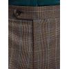 imagePaul Fredrick Mens Wool Blend Plaid Single Pleat Suit Pants