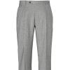 imagePaul Fredrick Mens Wool Flannel Houndstooth Pleated PantsBlue