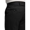 imagePaul Fredrick Mens Wool Flannel Solid Flat Front PantsBlack