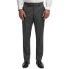 imagePaul Fredrick Mens Wool Flannel Solid Flat Front PantsCharcoal