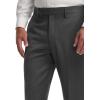 imagePaul Fredrick Mens Wool Flannel Solid Flat Front PantsCharcoal