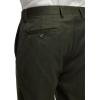 imagePaul Fredrick Mens Wool Flannel Solid Flat Front PantsDark Green