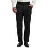 imagePaul Fredrick Mens Wool Flannel Solid Pleated PantsBlack