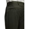 imagePaul Fredrick Mens Wool Flannel Solid Pleated PantsDark Green