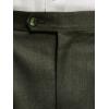 imagePaul Fredrick Mens Wool Flannel Solid Pleated PantsDark Green