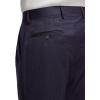 imagePaul Fredrick Mens Wool Flannel Solid Pleated PantsPurple