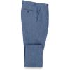 imagePaul Fredrick Mens Linen Chambray Twill Single Pleat Pants Size 34 X 34