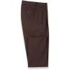 imagePaul Fredrick Mens NonIron Cotton Stretch Twill PantsDark Brown