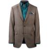 imagePaul Fredrick Mens Wool Blend Plaid Single Breasted Notch Lapel Suit Jacket