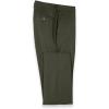 imagePaul Fredrick Mens Wool Flannel Solid Flat Front PantsDark Green