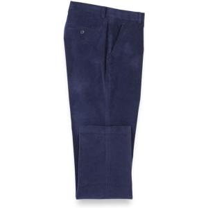 imagePaul Fredrick Mens Cotton Stretch Corduroy Flat Front PantsBlue